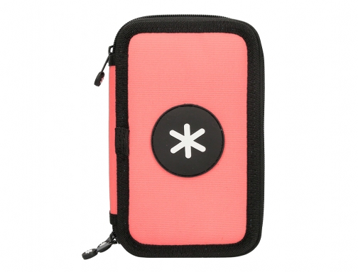 Plumier escolar Antartik triple color coral 36 piezas TK75, imagen 2 mini