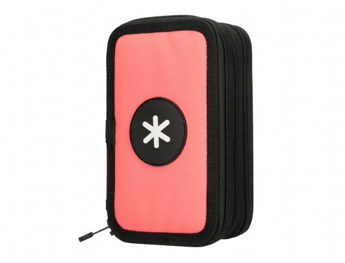 Plumier escolar Antartik triple color coral 36 piezas TK75, imagen 3 mini