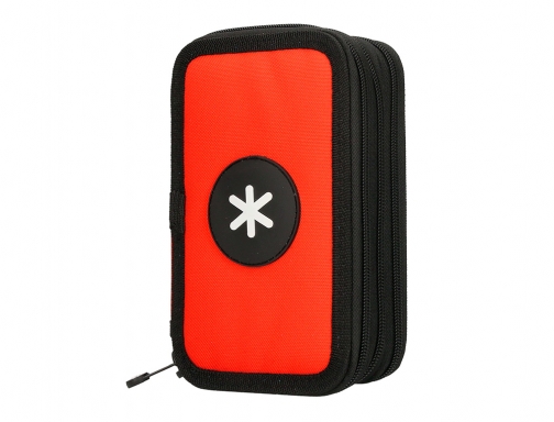 Plumier escolar Antartik triple color rojo 36 piezas TK77, imagen 3 mini