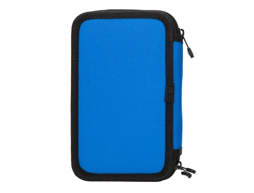 Plumier escolar Antartik triple cremallera color azul 36 piezas TK74, imagen 4 mini