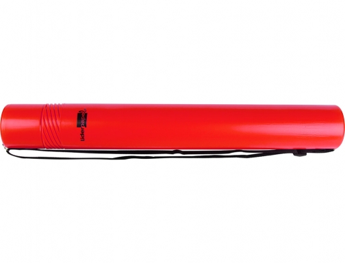 Portaplanos plastico Liderpapel diametro 6 cm extensible hasta 80 rojo 36143, imagen 3 mini