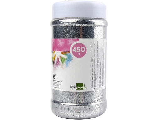 Purpurina Liderpapel Fantasia 10350 , Plata, imagen 2 mini