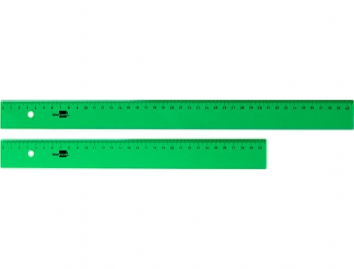 Regla Liderpapel 30 cm acrilico verde 43379, imagen 3 mini