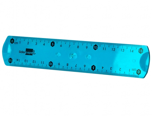 Regla Liderpapel plastico flexible 15 cm colores surtidos 169692, imagen 5 mini