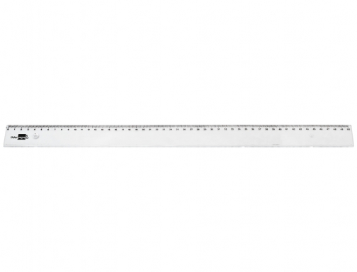 Regla Liderpapel plastico irrompible transparente 50 cm 11350, imagen 2 mini