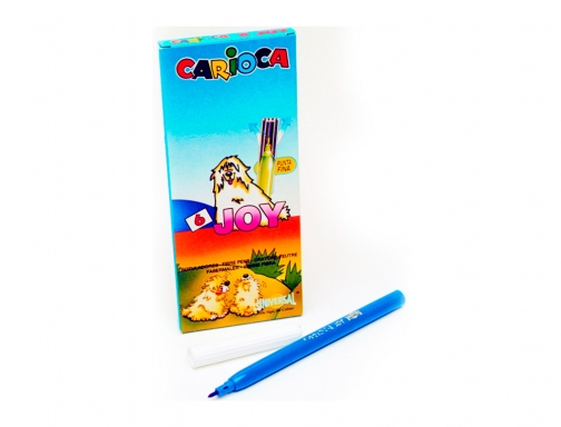 Rotulador Carioca joy caja de 6 colores surtidos 40549, imagen 2 mini