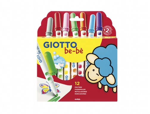 Rotulador Giotto super bebe caja de 12 colores surtidos F46990000, imagen 3 mini