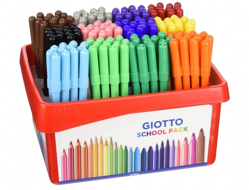 Rotulador Giotto turbo color school pack de 144 unidades 12 colores x F523800, imagen 2 mini