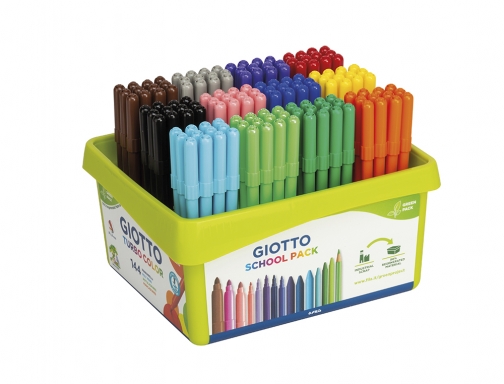 Rotulador Giotto turbo color school pack de 144 unidades 12 colores x F523800, imagen 3 mini