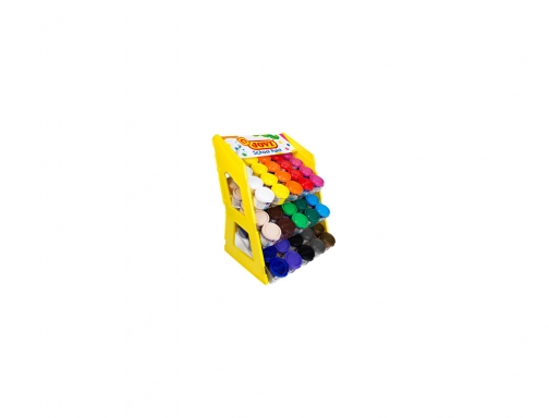Tempera escolar Jovi 35 ml expositor sobremesa de 100 unidades colores surtidos 510E 100 , blanco, imagen 2 mini