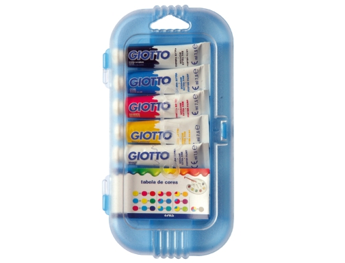 Tempera Giotto 7,5 ml estuche 5 colores surtidos F30350000, imagen 2 mini