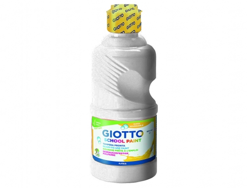 Tempera liquida Giotto escolar lavable 1000 ml blanco F535501, imagen 2 mini