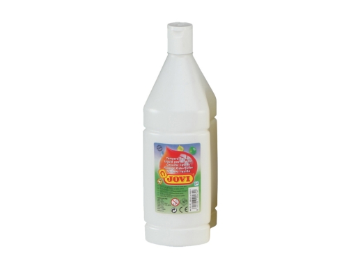 Tempera liquida Jovi escolar 1000 ml blanco 51101, imagen 2 mini