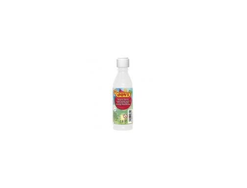 Tempera liquida Jovi escolar 250 ml blanco 50201, imagen 2 mini