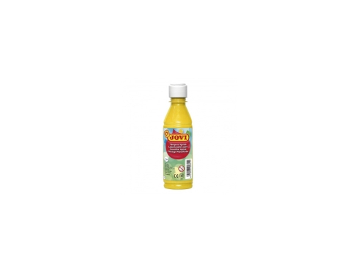 Tempera liquida Jovi escolar 250 ml amarillo 50202, imagen 2 mini