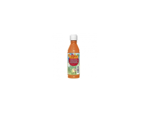 Tempera liquida Jovi escolar 250 ml naranja 50206, imagen 2 mini