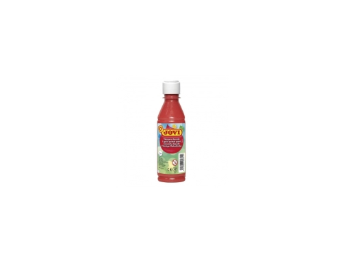 Tempera liquida Jovi escolar 250 ml bermellon 50207, imagen 2 mini