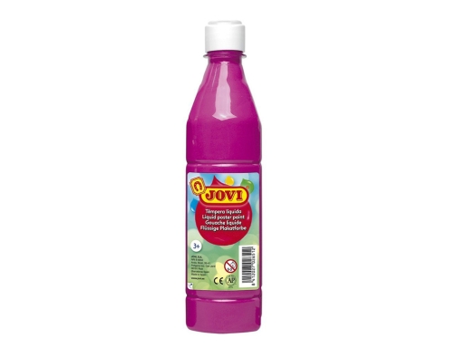 Tempera liquida Jovi escolar 500 ml magenta 50608, imagen 2 mini