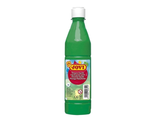 Tempera liquida Jovi escolar 500 ml verde medio 50617, imagen 2 mini