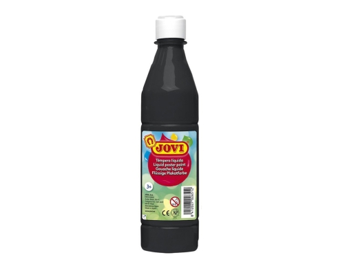 Tempera liquida Jovi escolar 500 ml negro 50630, imagen 2 mini