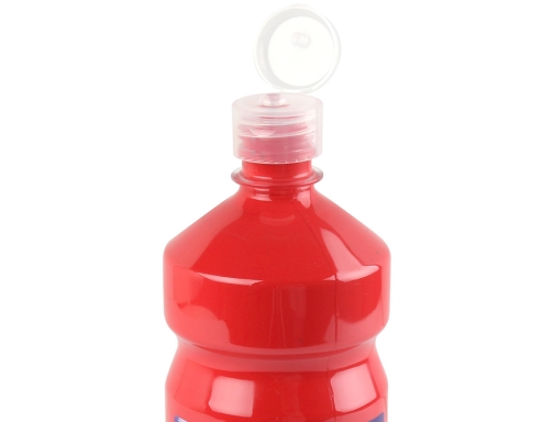 Tempera liquida Liderpapel escolar 1000 ml rojo 59217, imagen 4 mini