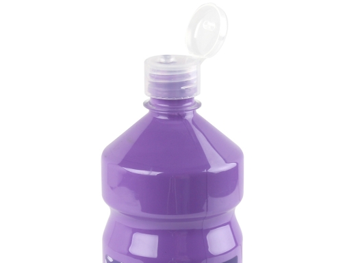 Tempera liquida Liderpapel escolar 1000 ml lila 59223, imagen 4 mini