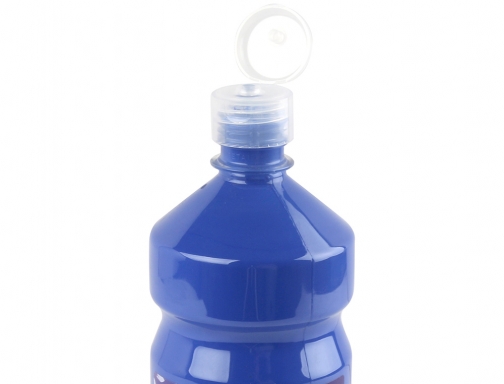 Tempera liquida Liderpapel escolar 1000 ml azul marino 59224, imagen 4 mini