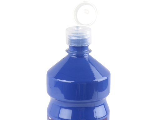 Tempera liquida Liderpapel escolar 1000 ml azul marino 59224, imagen 4 mini