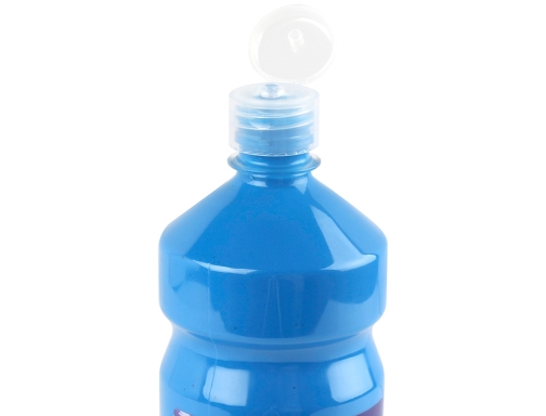 Tempera liquida Liderpapel escolar 1000 ml azul 59225, imagen 4 mini