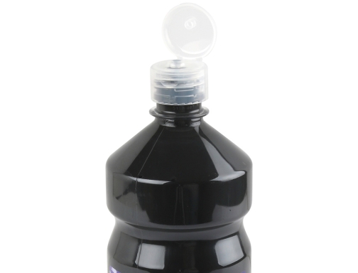 Tempera liquida Liderpapel escolar 1000 ml negro 59230, imagen 4 mini