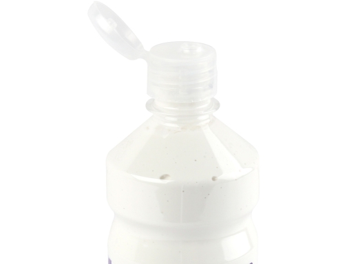 Tempera liquida Liderpapel escolar 500 ml blanco 59193, imagen 4 mini