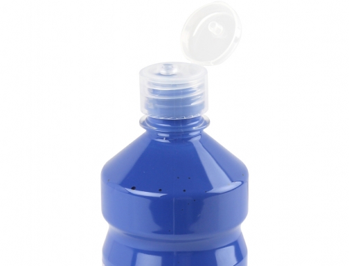 Tempera liquida Liderpapel escolar 500 ml azul marino 59204, imagen 4 mini