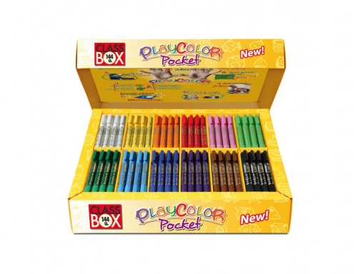 Tempera solida en barra playcolor pocket escolar caja de 144 unidades 12 Instant 10601 , surtidos, imagen 2 mini
