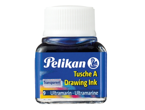 Tinta china Pelikan azul ultramar bote de 10 ml 201582, imagen 2 mini