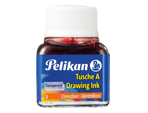 Tinta china Pelikan bermellon bote de 10 ml 201525, imagen 2 mini