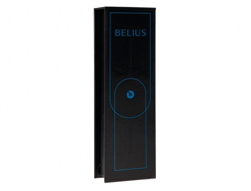 Boligrafo Belius turbo aluminio color azul y negro tinta azul caja de BB254 , azul negro, imagen 4 mini