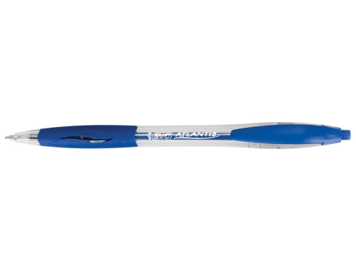 Boligrafo Bic atlantis azul retractil tinta aceite punta de 1 mm 8871311, imagen 2 mini