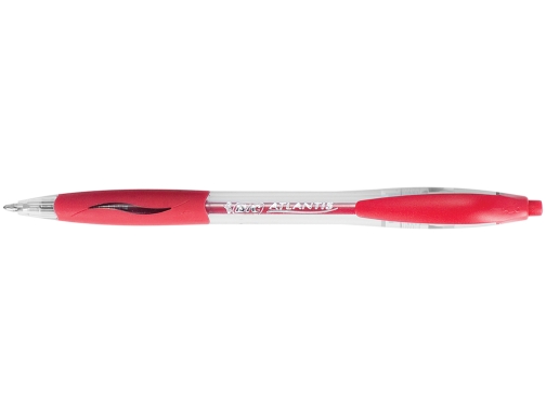 Boligrafo Bic atlantis rojo retractil tinta aceite punta de 1 mm 8871331, imagen 2 mini