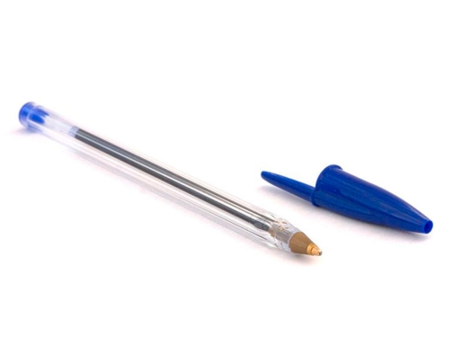 Boligrafo Bic cristal azul -unidad 8373609, imagen 3 mini