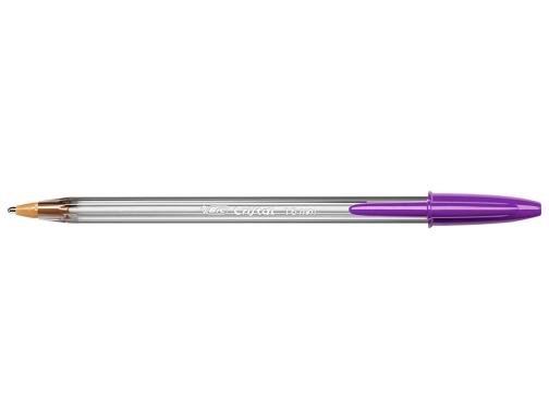 Boligrafo Bic cristal fun morado punta 1,6 mm 929055, imagen 2 mini