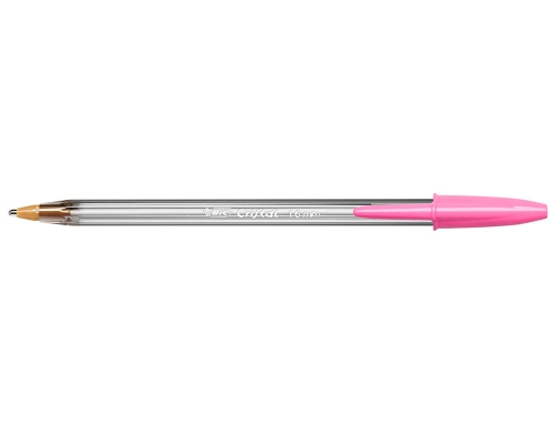 Boligrafo Bic cristal fun rosa punta 1,6 mm 929056, imagen 2 mini