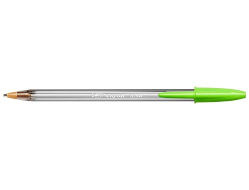 Boligrafo Bic cristal fun verde lima punta 1,6 mm 927885, imagen 2 mini