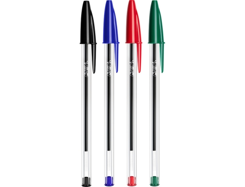 Boligrafo Bic cristal mega tubo 16+4 unidades colores surtidos 8 azules 5 929081, imagen 5 mini