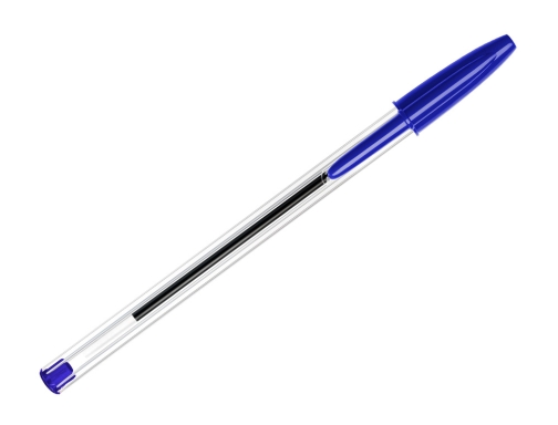 Boligrafo Bic cristal original bolsa de 5 unidades azules 802052, imagen 3 mini