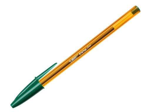 Boligrafo Bic cristal punta fina verde 872729, imagen 3 mini