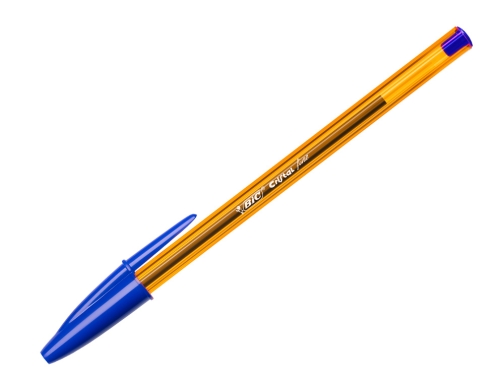 Boligrafo Bic cristal punta fina azul 872730, imagen 3 mini