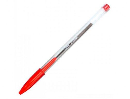 Boligrafo Bic cristal original tinta roja unidad 8373612 , rojo, imagen 4 mini