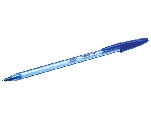 Boligrafo Bic cristal soft azul punta de 1,2 mm 951434, imagen 2 mini