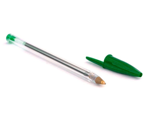 Boligrafo Bic cristal original tinta verde unidad 8373629, imagen 3 mini