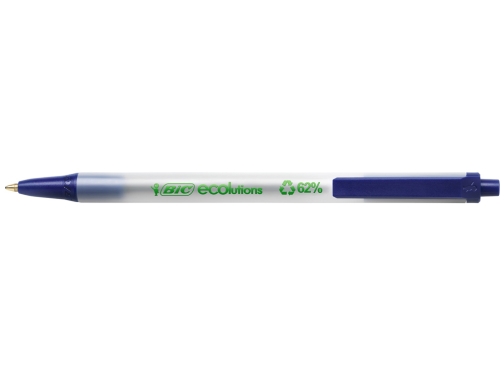 Boligrafo Bic ecolutions clic stic azul 8806891, imagen 2 mini